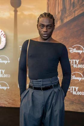 ABB CITYBLOOD: Benny Opoku Arthur attends the premiere of the German Hulu Original series *City of Blood* at Kino International on August 31, 2026, in Berlin, Germany