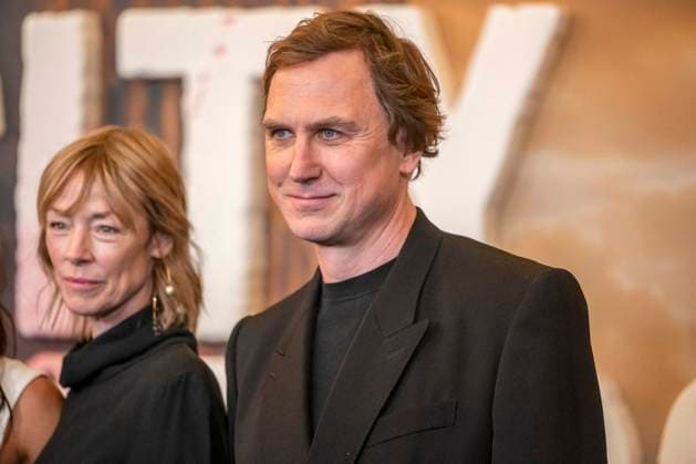 ABB CITYBLOOD Jenny Schily and Lars Eidinger attend the premiere of the German Hulu Original series *City of Blood* at Kino International on August 31, 2026, in Berlin, Germany