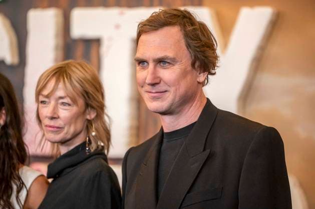 ABB CITYBLOOD Jenny Schily and Lars Eidinger attend the premiere of the German Hulu Original series *City of Blood* at Kino International on August 31, 2026, in Berlin, Germany