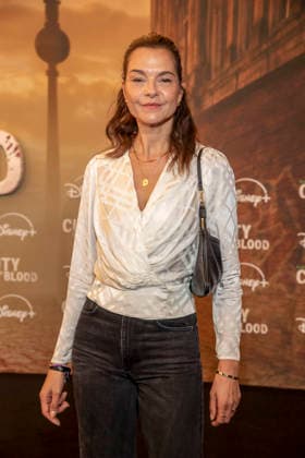 ABB CITYBLOOD: Susan Hoecke attends the premiere of the German Hulu Original series *City of Blood* at Kino International on August 31, 2026, in Berlin, Germany