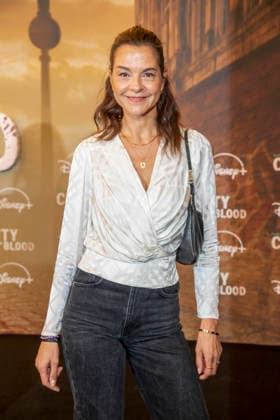 ABB CITYBLOOD: Susan Hoecke attends the premiere of the German Hulu Original series *City of Blood* at Kino International on August 31, 2026, in Berlin, Germany