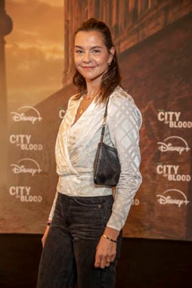 ABB CITYBLOOD: Susan Hoecke attends the premiere of the German Hulu Original series *City of Blood* at Kino International on August 31, 2026, in Berlin, Germany