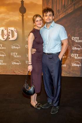 ABB CITYBLOOD: Laura Mielke and Daniel Zorn attend the premiere of the German Hulu Original series *City of Blood* at Kino International on August 31, 2026, in Berlin, Germany