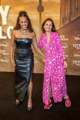 ABB CITYBLOOD Paula Essam and Sarah Attend the Premiere of the German Hulu Original Series *City of Blood* at Kino International on August 31, 2026, in Berlin, Germany