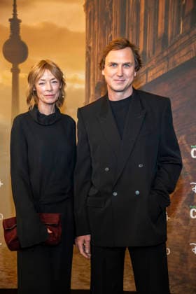 ABB CITYBLOOD: Jenny Schily and Lars Eidinger attend the premiere of the German Hulu Original series *City of Blood* at Kino International on August 31, 2026, in Berlin, Germany