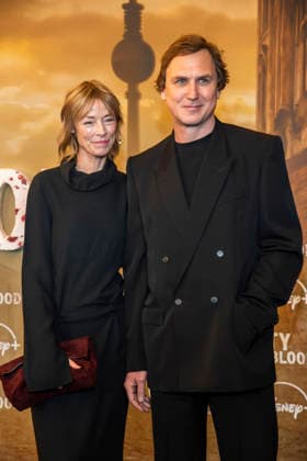 ABB CITYBLOOD: Jenny Schily and Lars Eidinger attend the premiere of the German Hulu Original series *City of Blood* at Kino International on August 31, 2026, in Berlin, Germany