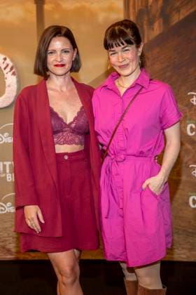 ABB CITYBLOOD: Jennifer Ulrich and Laura Fischer attend the premiere of the German Hulu Original series *City of Blood* at Kino International on August 31, 2026, in Berlin, Germany