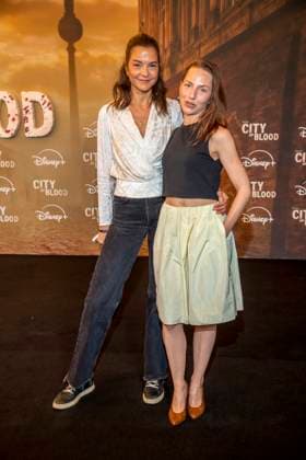 ABB CITYBLOOD: Susan Hoecke and Katharina Schuettler attend the premiere of the German Hulu Original series *City of Blood* at Kino International on August 31, 2026, in Berlin, Germany