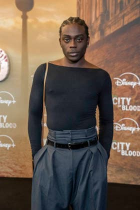 ABB CITYBLOOD s Benny Opoku Arthur attends the premiere of the German Hulu Original series *City of Blood* at Kino International on August 31, 2026, in Berlin, Germany
