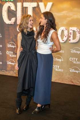 ABB CITYBLOOD s Lea Drinda and Soma Pysall attend the premiere of the German Hulu Original series *City of Blood* at Kino International on August 31, 2026, in Berlin, Germany