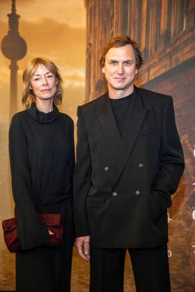 ABB CITYBLOOD: Jenny Schily and Lars Eidinger attend the premiere of the German Hulu Original series *City of Blood* at Kino International on August 31, 2026, in Berlin, Germany