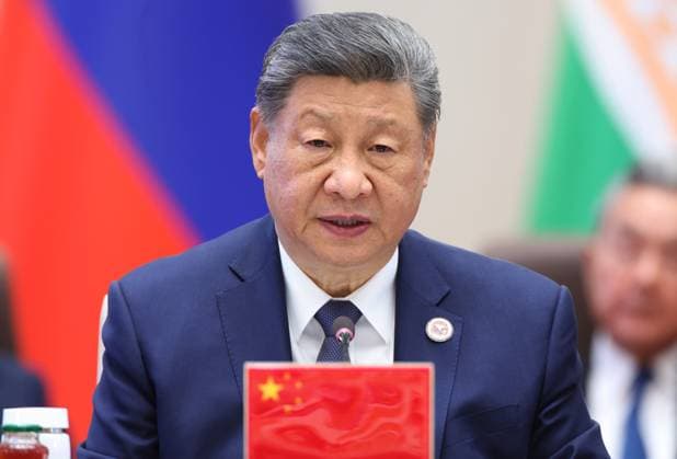 Kyrgyzstan SCO Summit 9232637 01.09.2026 Chinese President Xi Jinping attends a meeting in the Shanghai Cooperation Organization (SCO) Plus format in Bishkek, Kyrgyzstan. Petr Kovalev Sputnik Bishkek Kyrgyzstan  Copyright: xPetrxKovalevx