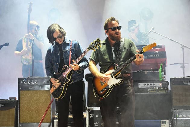 ‘The Black Keys’ performing at Eventim Apollo in London LONDON, ENGLAND - AUGUST 31: Barrie Cadogan and Dan Auerbach of ‘The Black Keys’ performing at Eventim Apollo on August 31, 2026 in London, England. CAP MAR MAR Great Britain UK Copyright: xMartinxHarris CapitalxPicturesx