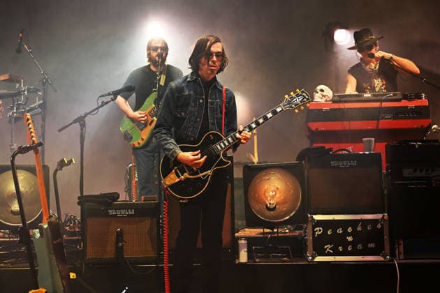‘The Black Keys’ performing at Eventim Apollo in London LONDON, ENGLAND - AUGUST 31: Barrie Cadogan of ‘The Black Keys’ performing at Eventim Apollo on August 31, 2026 in London, England. CAP MAR MAR Great Britain UK Copyright: xMartinxHarris CapitalxPicturesx