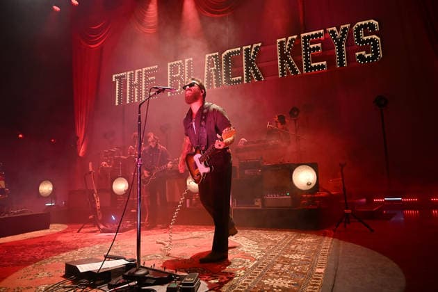 ‘The Black Keys’ performing at Eventim Apollo in London LONDON, ENGLAND - AUGUST 31: Dan Auerbach of ‘The Black Keys’ performing at Eventim Apollo on August 31, 2026 in London, England. CAP MAR MAR Great Britain UK Copyright: xMartinxHarris CapitalxPicturesx