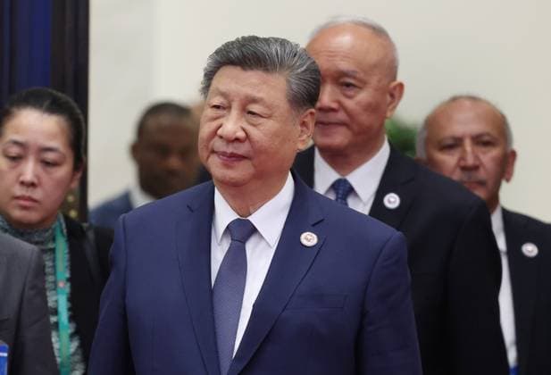 Kyrgyzstan SCO Summit 9232721 01.09.2026 Chinese President Xi Jinping arrives to attend a meeting in the Shanghai Cooperation Organization (SCO) Plus format in Bishkek, Kyrgyzstan. Vyacheslav Prokofiev Sputnik Bishkek Kyrgyzstan  Copyright: xVyacheslavxProkofievx