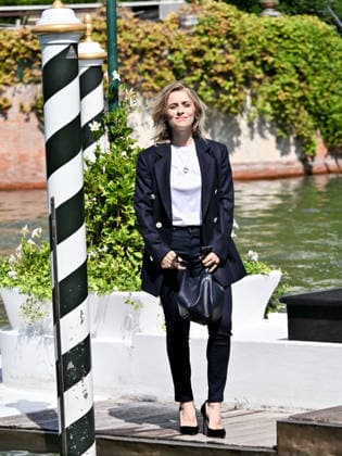 IPA87996989 - Rome, Restoration of the Arch of Janus; Venice, 83rd Venice International Film Festival 2026 arrivals at the Excelsior Hotel pier In the photo: Greta Scarano, host  Copyright: xSimonexComix xPoolxPhotoxEventsx08x 87996989