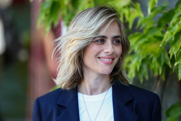 September 1, 2026, Venice Lido, Veneto, Italy: GRETA SCARANO, host of the 83rd Venice International Film.Festival, arrives in Venice Lido, Italy Venice Lido Italy - ZUMAc179 20260901_zep_c179_045 Copyright: xMickaelxChavetx