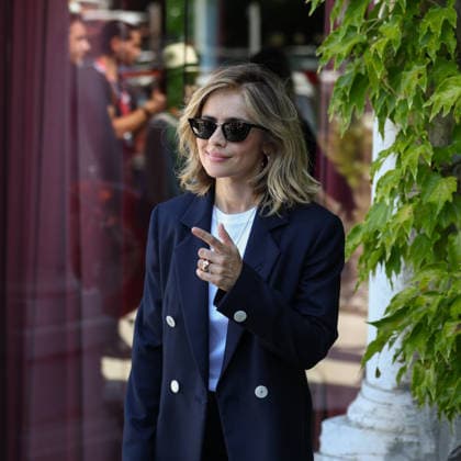 September 1, 2026, Venice Lido, Veneto, Italy: GRETA SCARANO, host of the 83rd Venice International Film.Festival, arrives in Venice Lido, Italy Venice Lido Italy - ZUMAc179 20260901_zep_c179_052 Copyright: xMickaelxChavetx