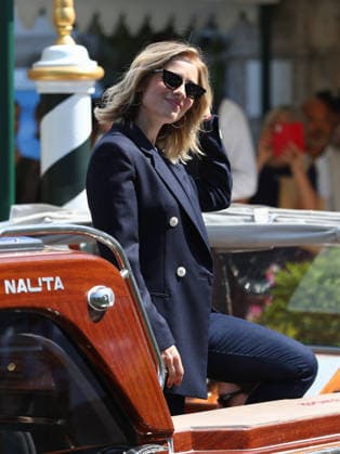 September 1, 2026, Venice Lido, Veneto, Italy: GRETA SCARANO, host of the 83rd Venice International Film.Festival, arrives in Venice Lido, Italy Venice Lido Italy - ZUMAc179 20260901_zep_c179_092 Copyright: xMickaelxChavetx
