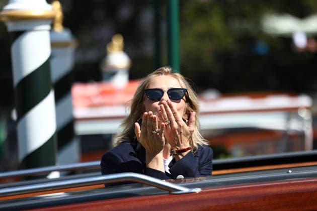 September 1, 2026, Venice Lido, Veneto, Italy: GRETA SCARANO, host of the 83rd Venice International Film.Festival, arrives in Venice Lido, Italy Venice Lido Italy - ZUMAc179 20260901_zep_c179_102 Copyright: xMickaelxChavetx