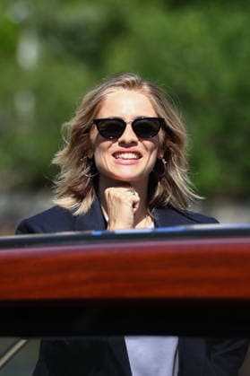 September 1, 2026, Venice Lido, Veneto, Italy: GRETA SCARANO, host of the 83rd Venice International Film.Festival, arrives in Venice Lido, Italy Venice Lido Italy - ZUMAc179 20260901_zep_c179_112 Copyright: xMickaelxChavetx