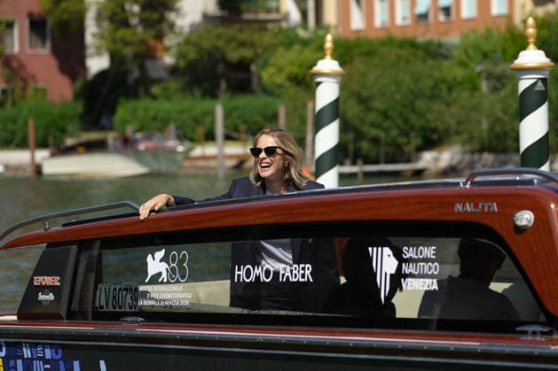 Greta Scarano was welcomed by Alberto Barbera, the festival’s artistic director, at the Grand Hotel Excelsior Lido ahead of the opening of the 83rd Venice International Film Festival (Mostra), on September 1, 2026. Lucia Sabatelli, Bestimage. Greta Scarano arriving ahead of the 83rd Venice International Film Festival on September 1, 2026, in Venice, Italy. Lucia Sabatelli, Bestimage. Venice, Italy Copyright: xLuciaxSabatellix xBestimagexLuciaxSabatellix xBestimagex