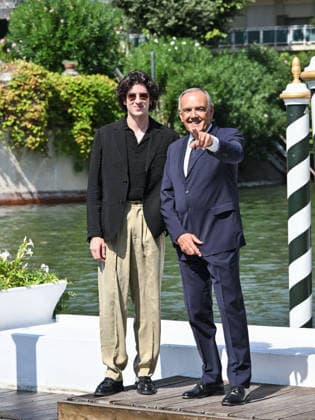 IPA87999924 - Venice, 83rd Venice International Film Festival 2026 - Arrivals at the Excelsior Hotel™s pier - Pictured: Nicolas Maupas, Alberto Barbera  Copyright: xSimonexComix xPoolxPhotoxEventsx08x 87999924