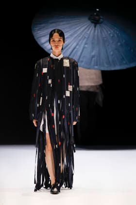 September 1, 2026, Tokyo, Japan: A model wearing fashion designer Joey Samson s collection walks down the runway during the BENCH Fashion Show Threads of Dreams , part of the Rakuten Fashion Week TOKYO 2027 Spring Summer Collection. BENCH is the largest fashion and lifestyle brand in Philippines. The fashion week runs from August 31 to September 5. Tokyo Japan  - ZUMAm191 20260901_aap_m191_007 Copyright: xRodrigoxReyesxMarinx