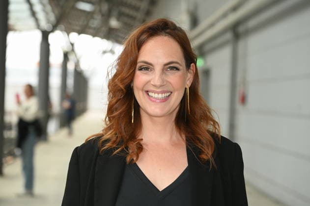 Actress Marie Zielcke poses at the big fan gathering and awards ceremony for the RTL series *Unter Uns*