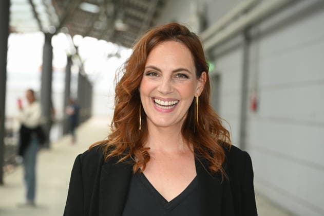 Actress Marie Zielcke poses at the big fan gathering and awards ceremony for the RTL series *Unter Uns*