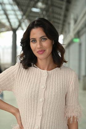 Actress Valea Katharina Scalabrino poses at the big fan gathering and awards ceremony for the RTL series *Unter Uns*