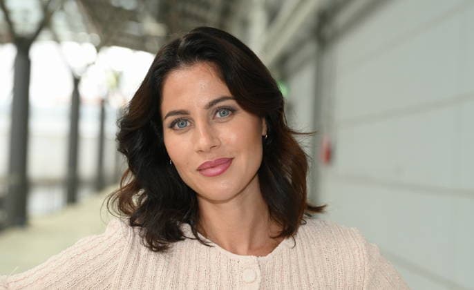 Actress Valea Katharina Scalabrino poses at the big fan gathering and awards ceremony for the RTL series *Unter Uns*