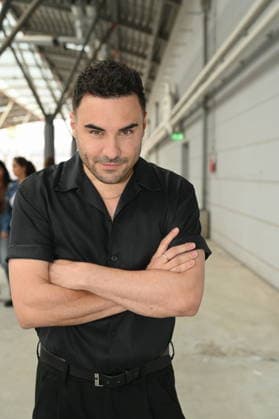 Actor Lars Steinhöfel poses at the big fan gathering and awards ceremony for the RTL series *Unter Uns*