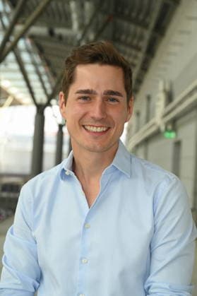 Actor Timothy Boldt poses at the big fan gathering and awards ceremony for the RTL series *Unter Uns*
