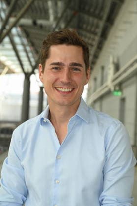 Actor Timothy Boldt poses at the big fan gathering and awards ceremony for the RTL series *Unter Uns*