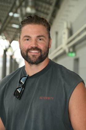 Actor Benjamin Heinrich poses at the big fan gathering and awards ceremony for the RTL series *Unter Uns*