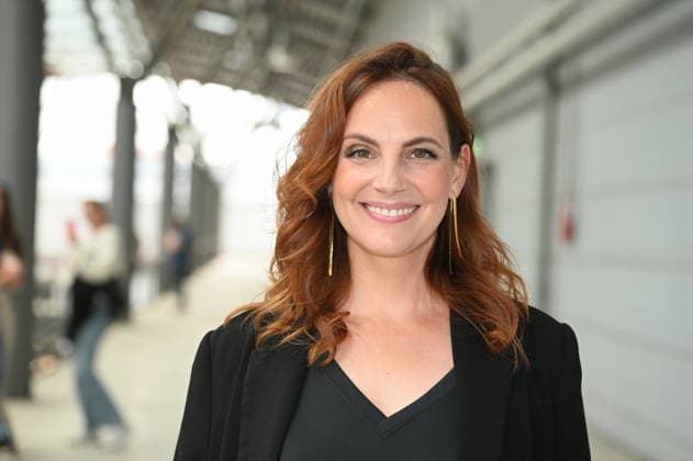 Actress Marie Zielcke poses at the big fan gathering and awards ceremony for the RTL series *Unter Uns*