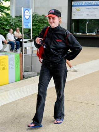 IPA88000874 - Venice, 83rd Venice International Film Festival 2026 - Arrivals at the airport - Pictured: Luna Wedler  Copyright: xManuelexMangiarottix xPoolxPhotoxEventsx08x 88000874