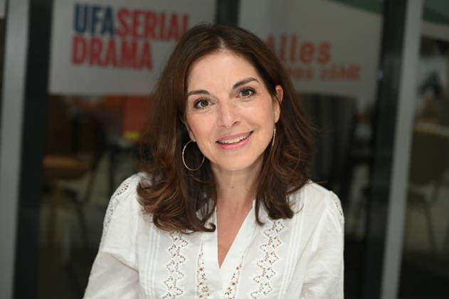 Actress Bianca Hein poses at the big fan gathering and awards ceremony for the RTL series *Unter Uns*