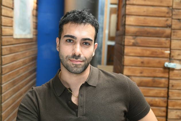 Actor Metehan Demiröz poses at the big fan meet-and-greet and awards ceremony for the RTL series *Unter Uns*