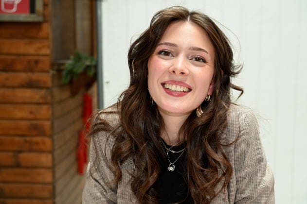 Actress Maira Kellers poses at the big fan gathering and awards ceremony for the RTL series *Unter Uns*