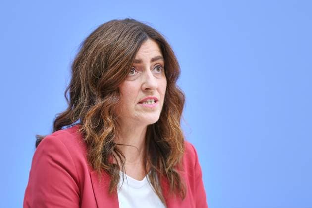 Berlin, Deutschland, 01.09.2026: Bundespressekonferenz: Wohnungskrise wird zur Sozialstaatskrise: Mieterbund legt aktuellen Mietenreport vor: Melanie Weber-Moritz, Präsidentin des Deutschen Mieterbundes e. V. *** Berlin, Germany, September 1, 2026 Federal Press Conference: Housing Crisis Becomes a Crisis for the Welfare State Tenants Association Presents Latest Rent Report Melanie Weber Moritz, President of the German Tenants Association e.V. Copyright: xdtsxNachrichtenagenturx dts_132249