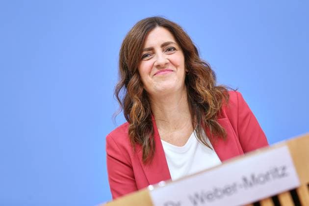 Berlin, Deutschland, 01.09.2026: Bundespressekonferenz: Wohnungskrise wird zur Sozialstaatskrise: Mieterbund legt aktuellen Mietenreport vor: Melanie Weber-Moritz, Präsidentin des Deutschen Mieterbundes e. V. *** Berlin, Germany, September 1, 2026 Federal Press Conference: Housing Crisis Becomes a Crisis for the Welfare State Tenants Association Presents Latest Rent Report Melanie Weber Moritz, President of the German Tenants Association e.V. Copyright: xdtsxNachrichtenagenturx dts_132238