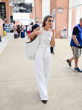 IPA88001420 - Venice, 83rd Venice International Film Festival 2026 - Arrivals at the airport - Pictured: Barbara Ronchi  Copyright: xManuelexMangiarottix xPoolxPhotoxEventsx08x 88001420