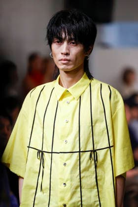 September 1, 2026, Tokyo, Japan: A model walks the runway presenting designer Mitsuru Okazaki s Spring Summer 2027 collection during Rakuten Fashion Week TOKYO. The fashion week runs from August 31 to September 5. Tokyo Japan  - ZUMAm191 20260901_aap_m191_075 Copyright: xRodrigoxReyesxMarinx