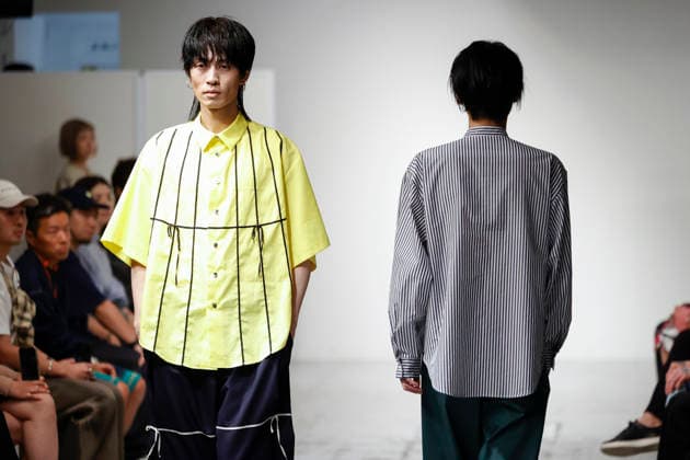 September 1, 2026, Tokyo, Japan: Models walk the runway presenting designer Mitsuru Okazaki s Spring Summer 2027 collection during Rakuten Fashion Week TOKYO. The fashion week runs from August 31 to September 5. Tokyo Japan  - ZUMAm191 20260901_aap_m191_081 Copyright: xRodrigoxReyesxMarinx