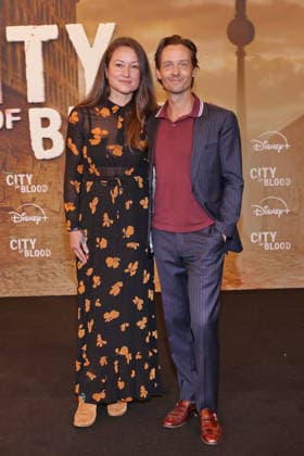 August 31, 2026, Annie Mosebach and Tom Schilling at the premiere of *City of Blood* at Kino International, Berlin, Berlin Berlin