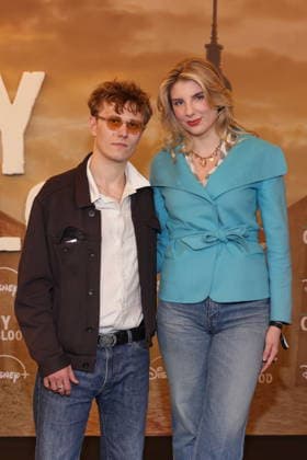 August 31, 2026, Max Schimmelpfennig and Sarah Löwentraut at the premiere of *City of Blood*, Kino International, Berlin, Berlin Berlin