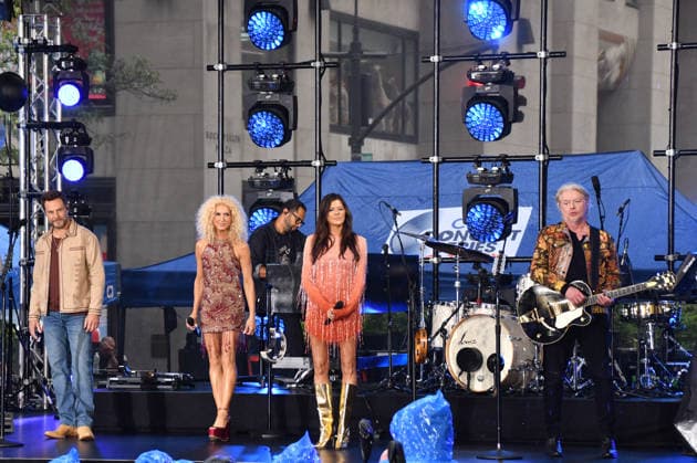 NEW YORK, NY- SEPTEMBER 1: Jimi Westbrook, Kimberly Schlapman, Karen Fairchild and Philip Sweet pictured as Little Big Town performs on NBC™s Today Citi Concert Series at Today Plaza on September 1, 2026 in New York City. Copyright: xmpi099 MediaPunchx